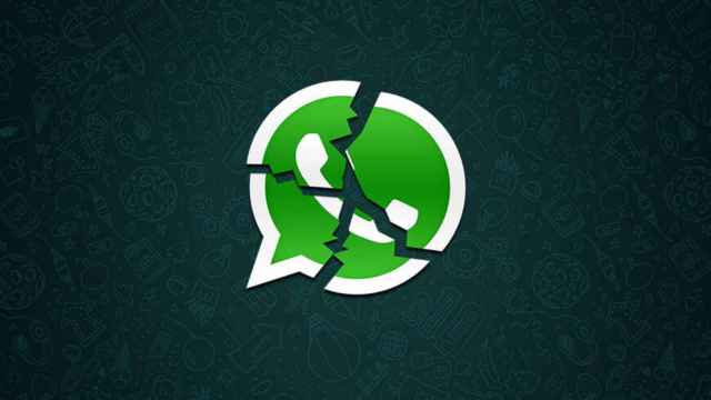 Logo de WhatsApp roto