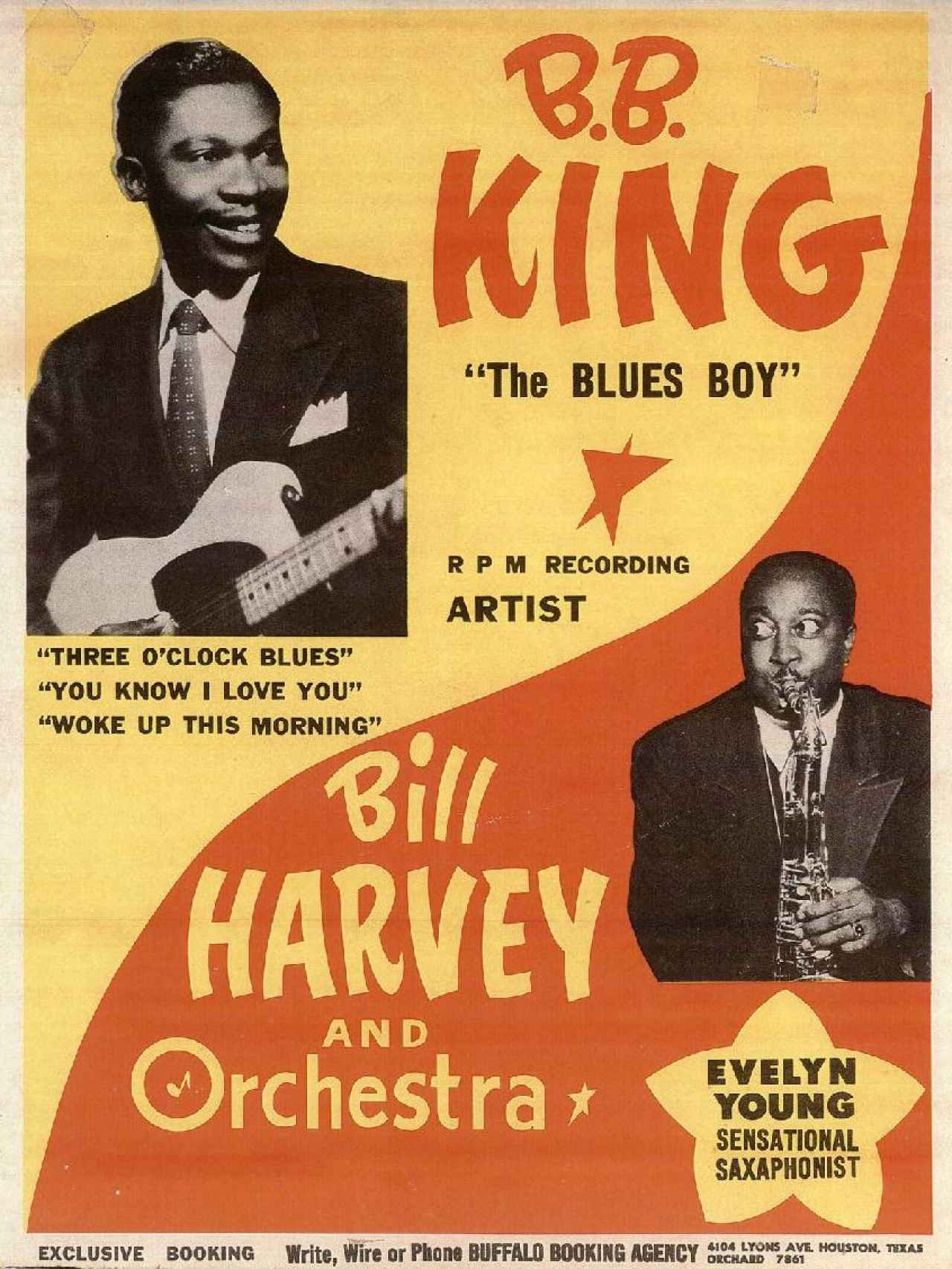 Póster de BB.King y Bill Harvey