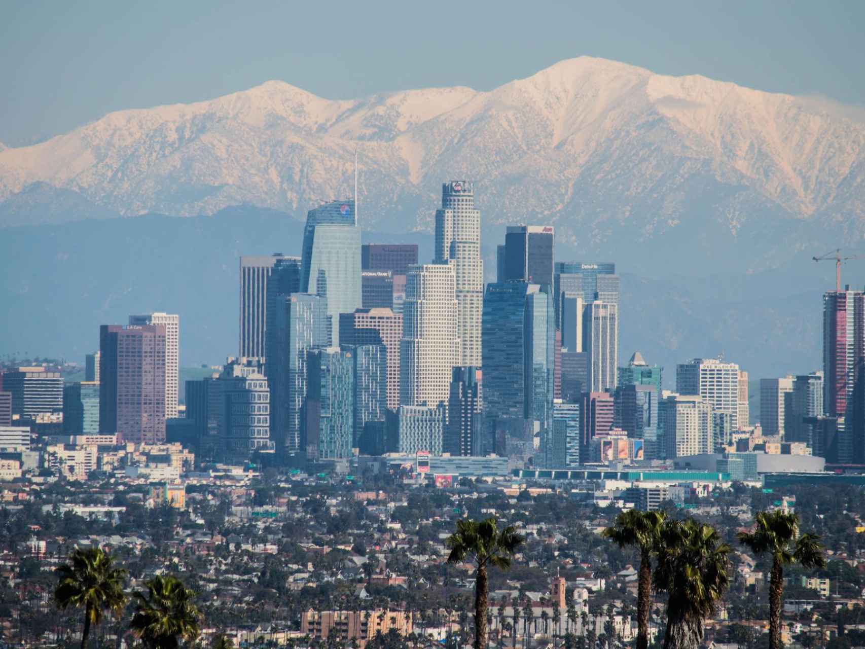 Vista del Downtown de Los Ángeles