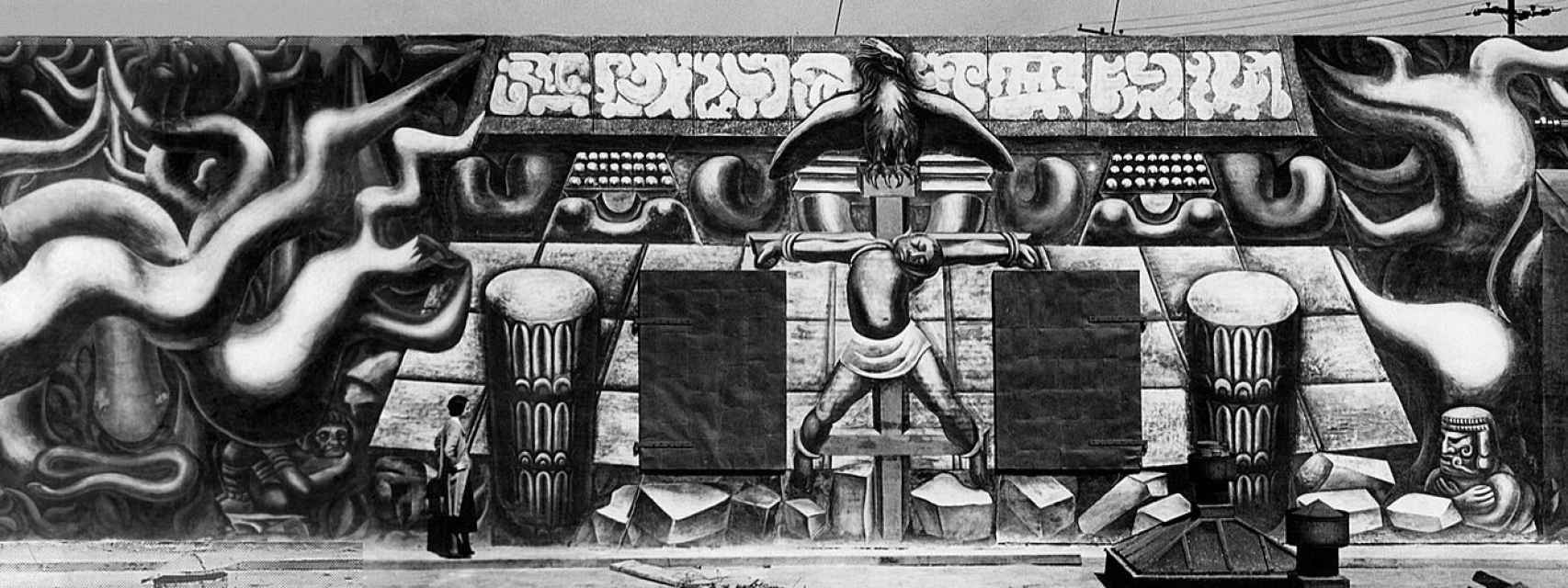 El mural 'Tropical America' de Siqueiros