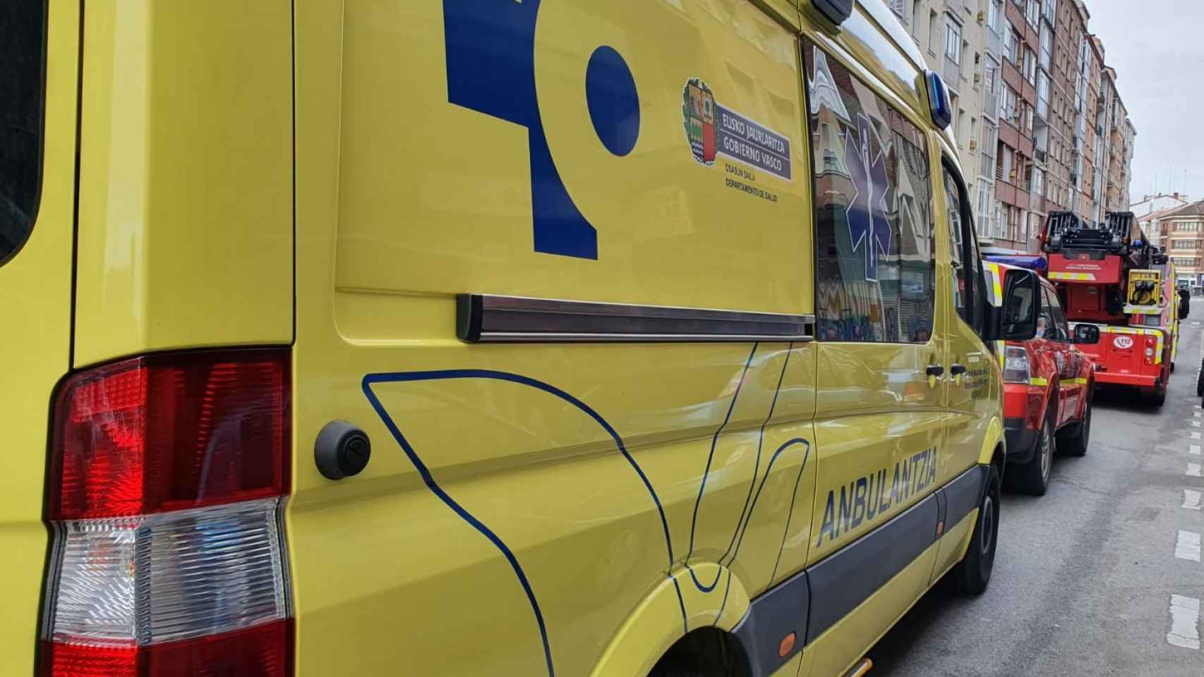 Imagen de una ambulancia de La Pau en Euskadi