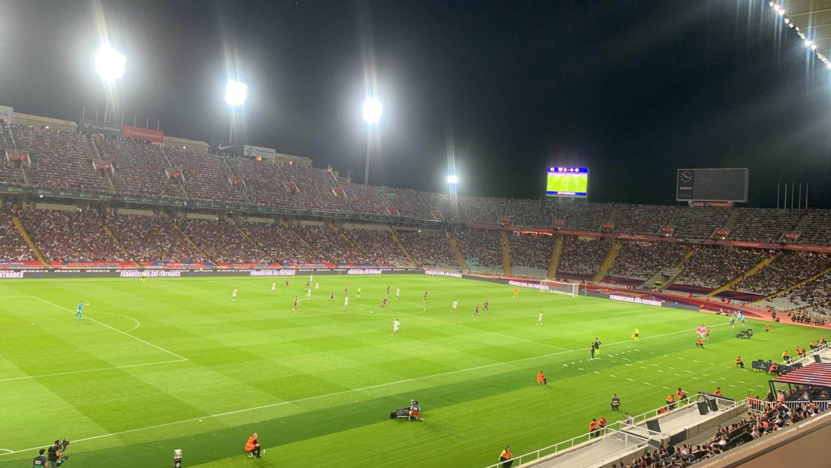 Las vistas del Lluís Companys desde la tribuna de prensa