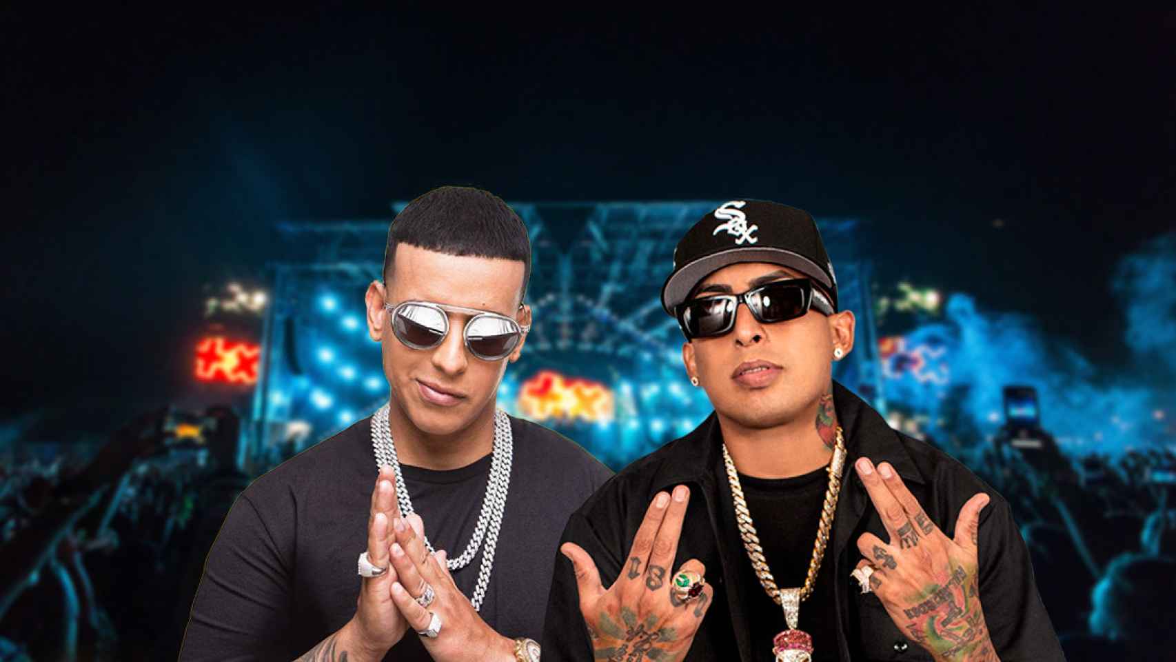 Un concierto con Daddy Yankee y Ñengo Flow en primer plano