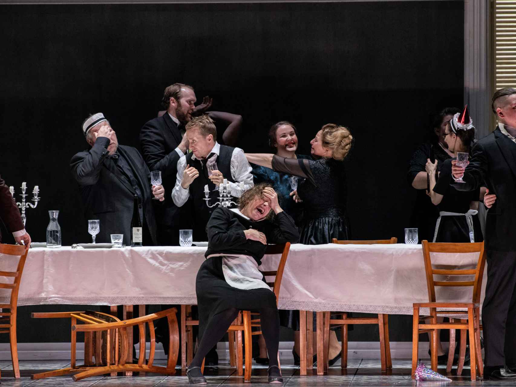 Una escena del montaje de Den Norske Opera de Oslo y el Teatro Real de Madrid de 'Eugene Onegin'