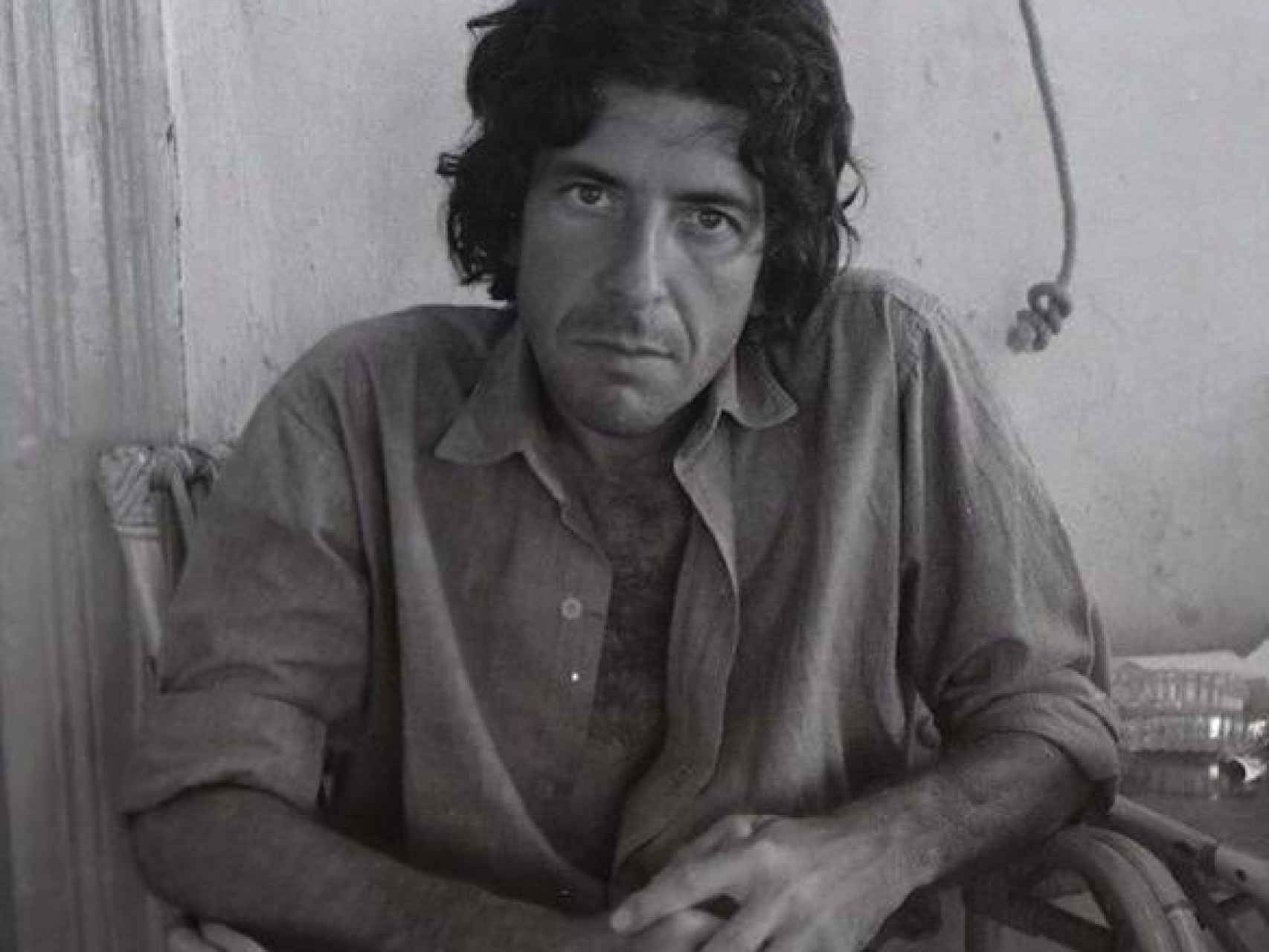 Leonard Cohen durante sus años en Hydra