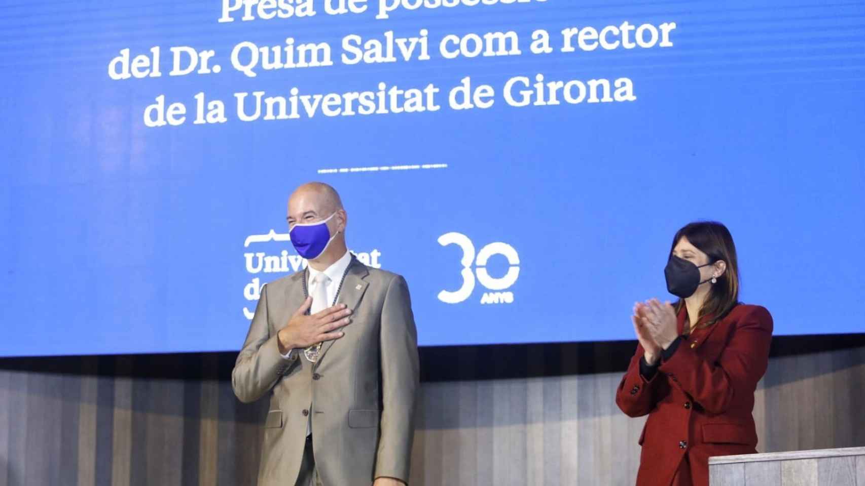 El rector de la Universidad de Girona (UdG), Joaquim Salvi