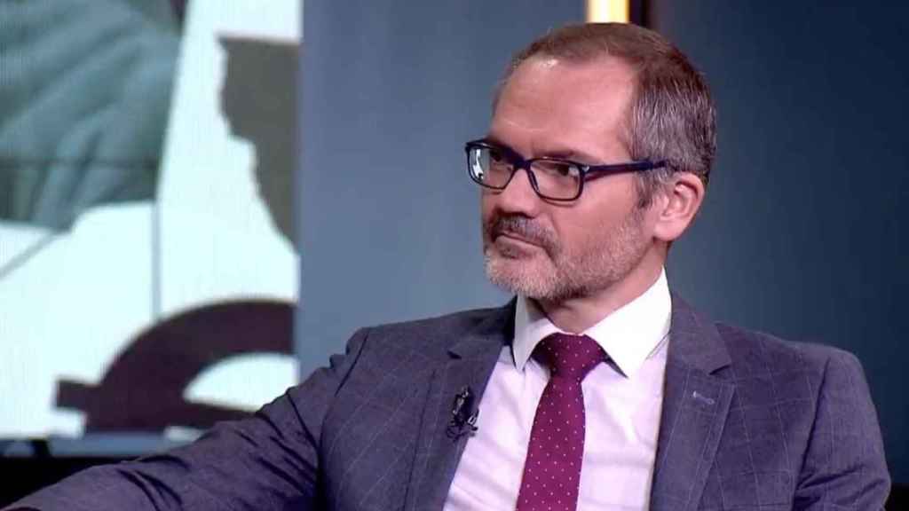 Josep Costa, exdiputado de Junts, en una comparecencia televisiva