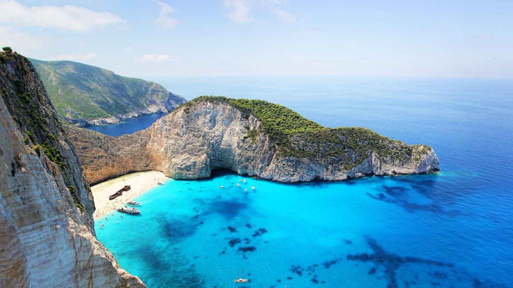 Cala paradisíaca en Grecia