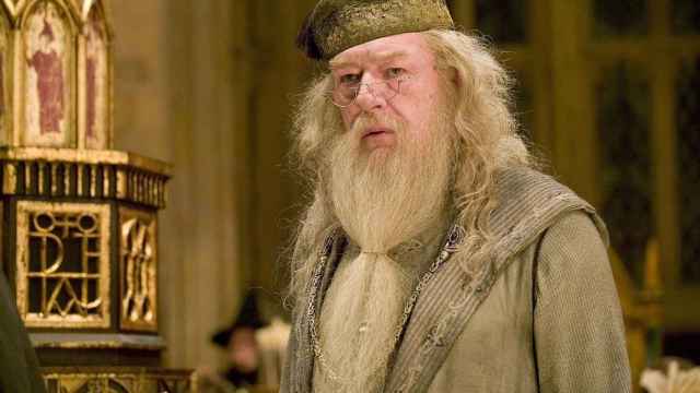 Michael Gambon interpreta a Albus Dumbledore en las películas de Harry Potter