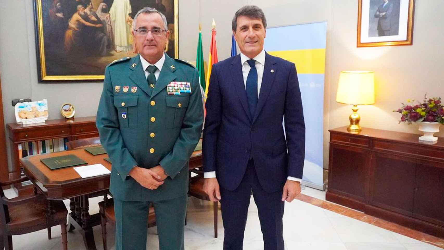 El nuevo jefe de la Guardia Civil en Andalucía, el general Luis Ortega Carmona