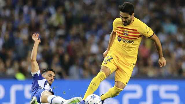 Gundogan, en un lance del partido contra el Oporto