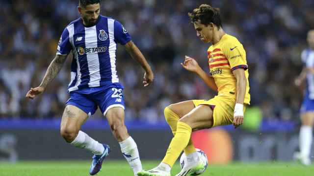 Joao Félix, en un lance del partido entre el Oporto y el Barça