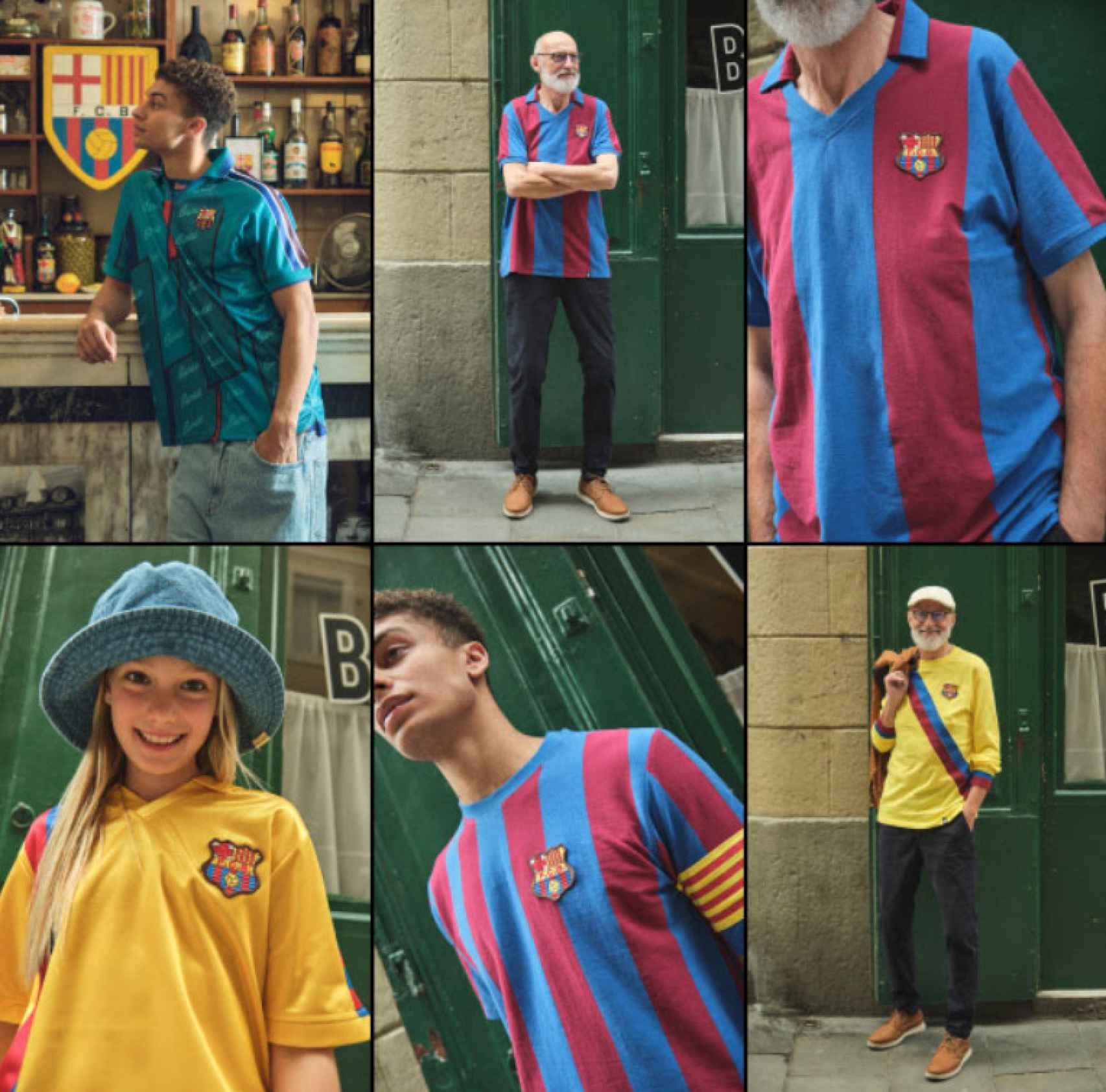 La nueva colección retro del FC Barcelona