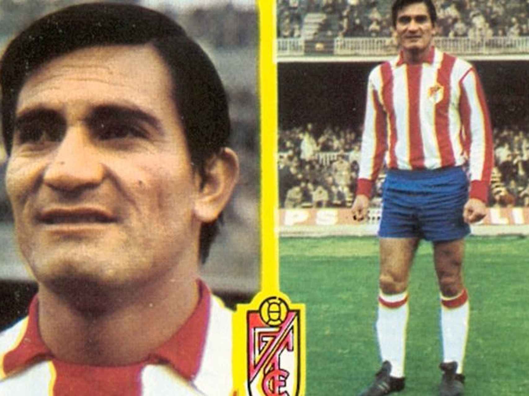 Aguirre Suárez, jugador del Granada en los años 70