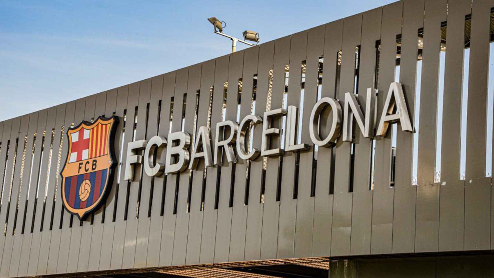 Imagen de la fachada de la Ciutat Esportiva del FC Barcelona