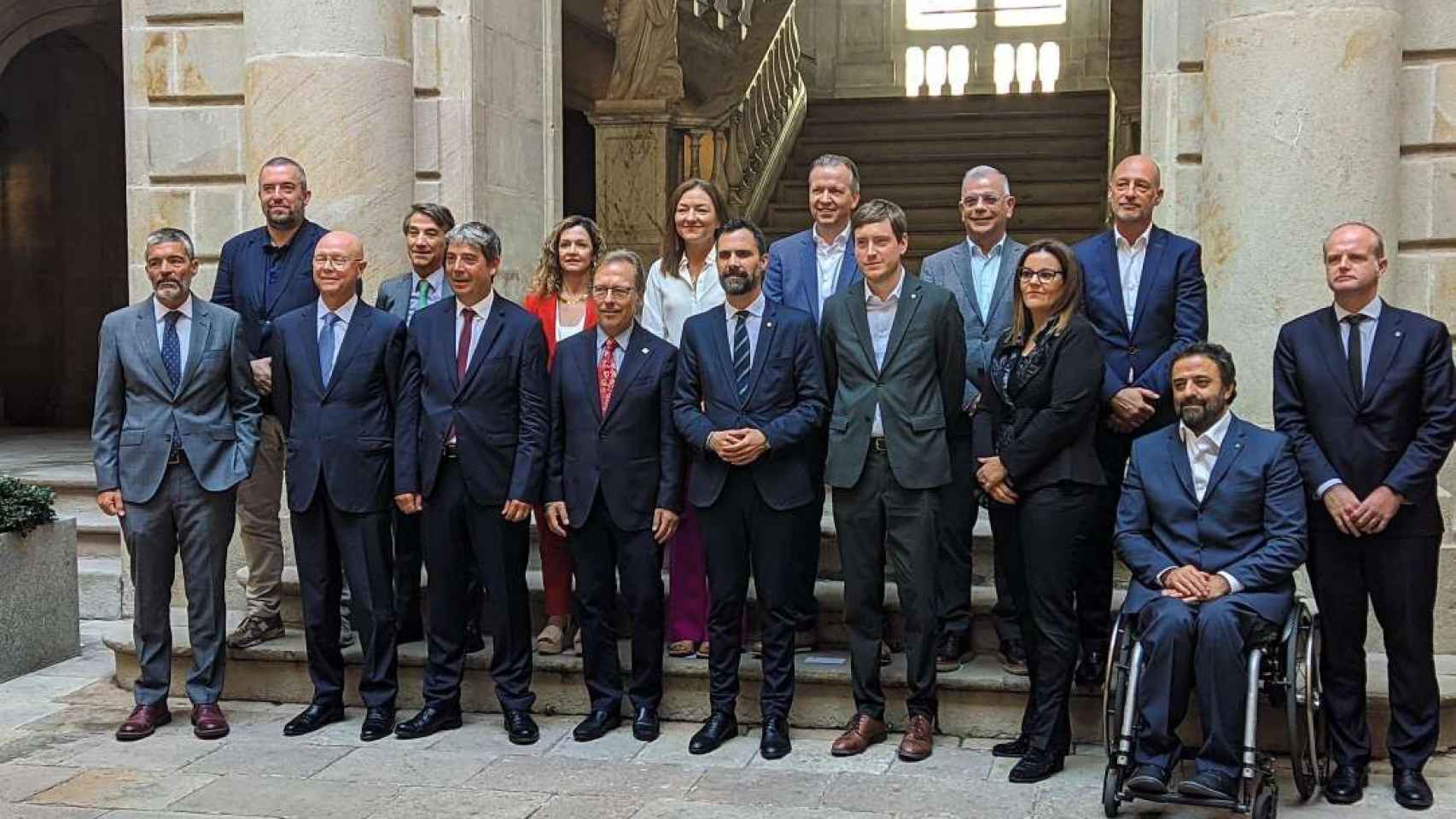 El nuevo equipo al frente de la Cámara de Comercio de Barcelona