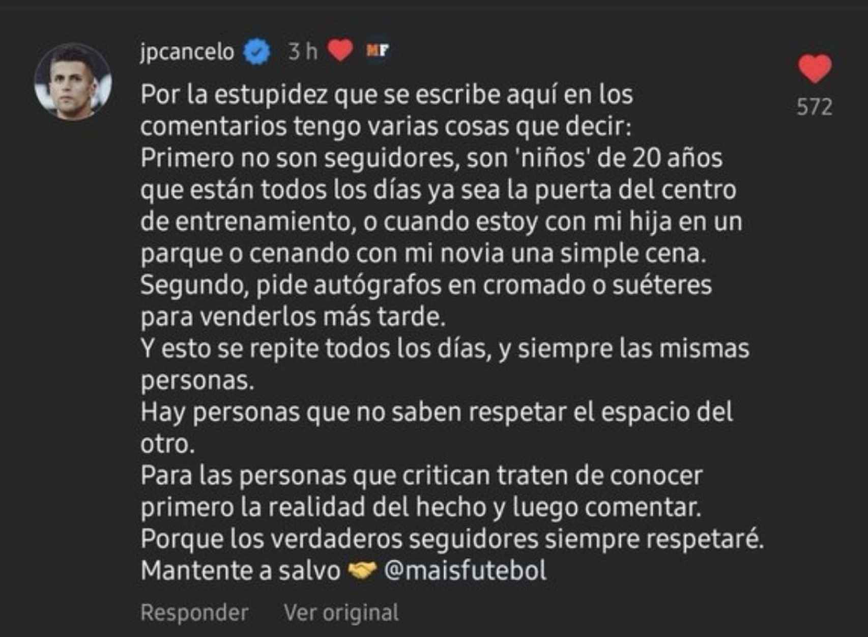 Joao Cancelo responde a las críticas por su bronca viral con unos jóvenes
