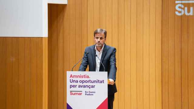 Jaume Asens, en la presentación del documento de Sumar para la amnistía del 'procés'