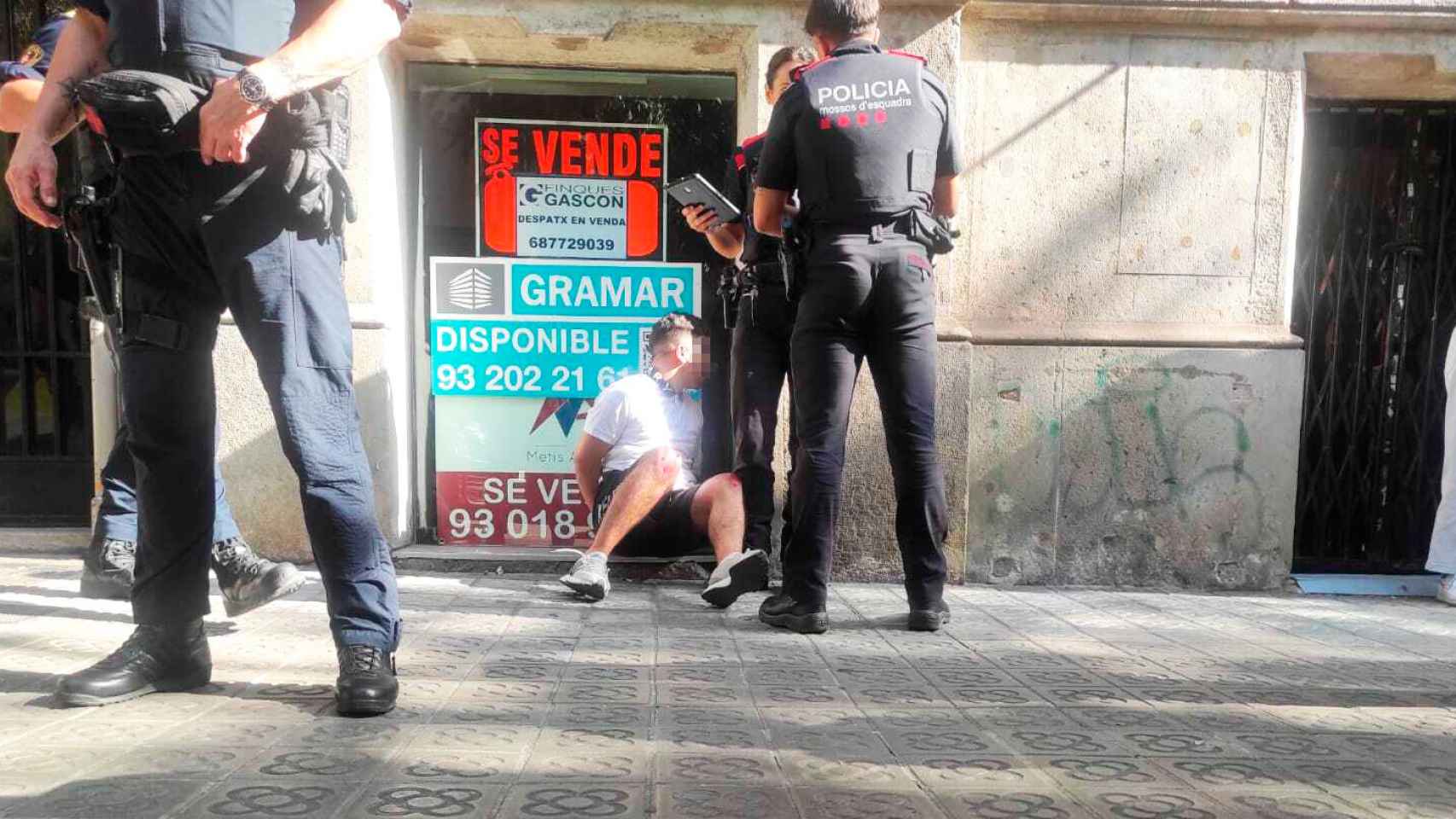 El relojero detenido en la calle Pau Claris de Barcelona