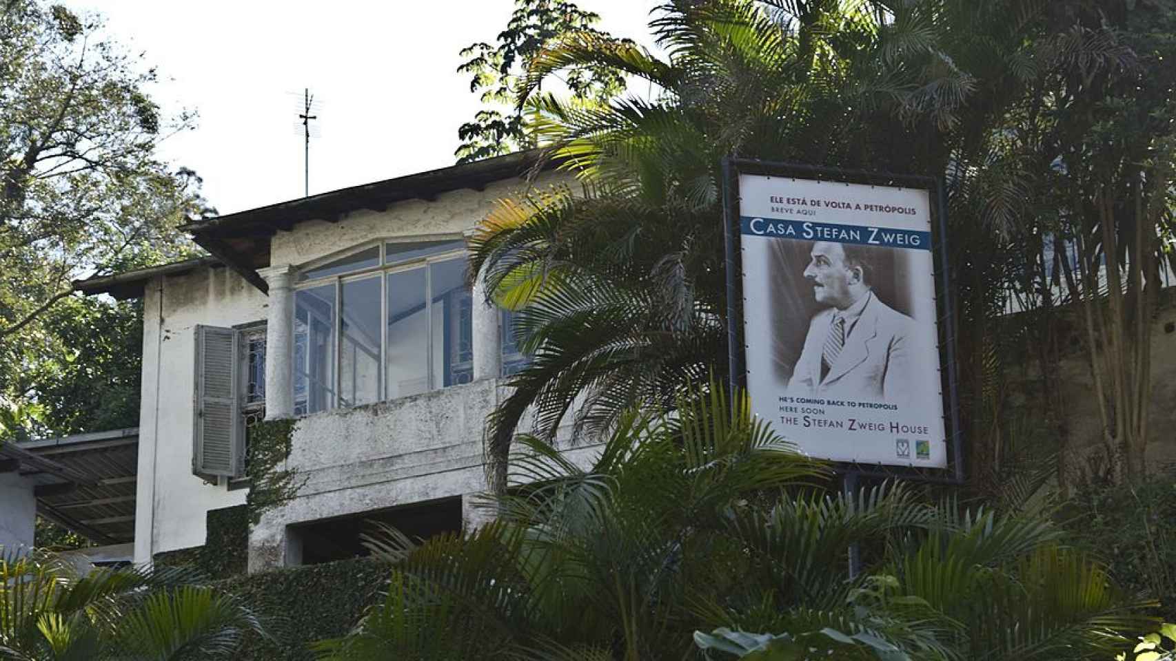 La casa de Stefan Zweig en Petrópolis, donde se suicidó