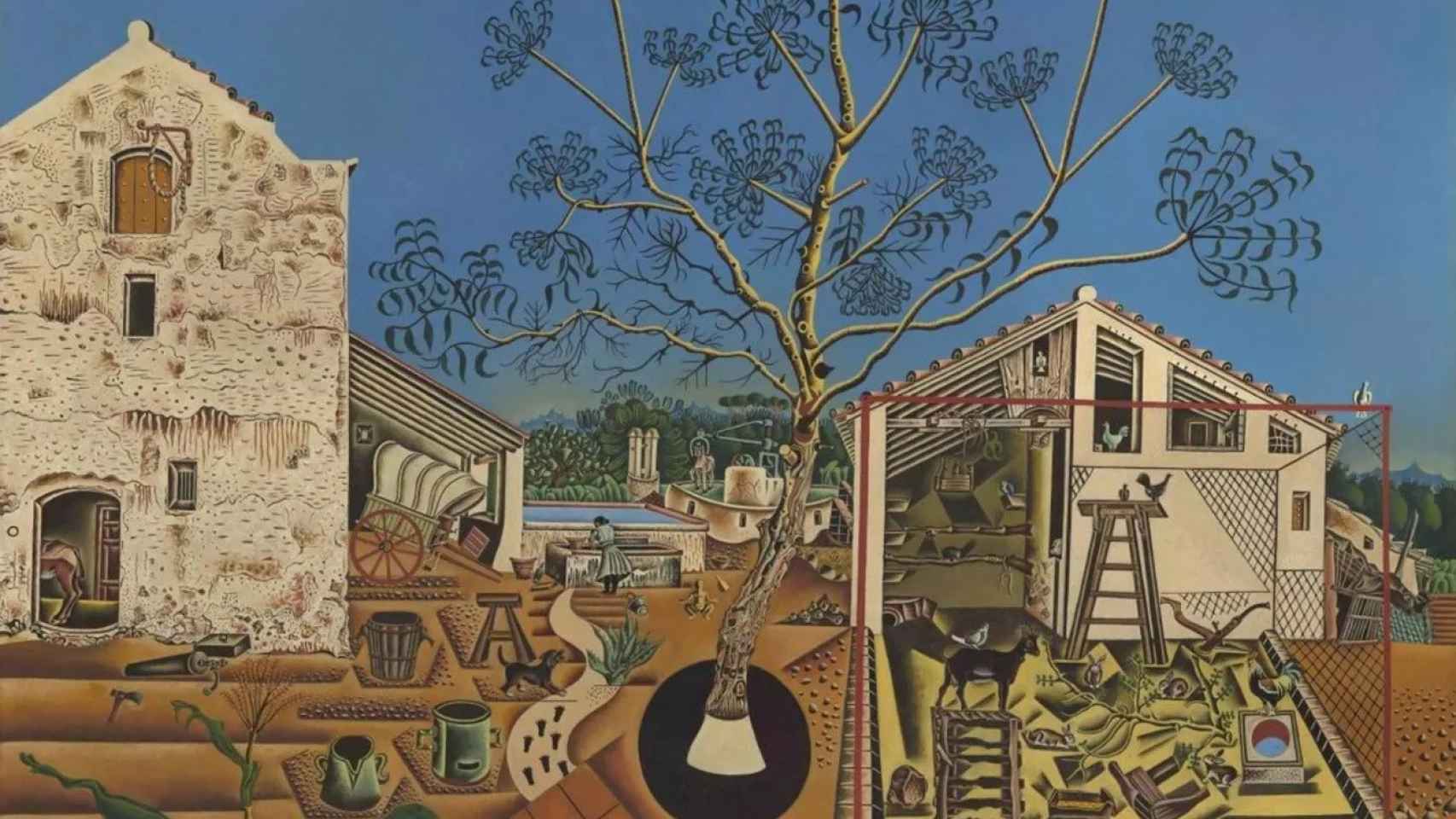 La masía’ (1921-1922), de Joan Miró.