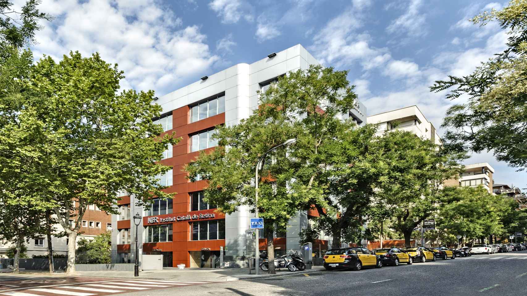 Imagen del centro del Institut Català de la Retina en la zona alta de Barcelona