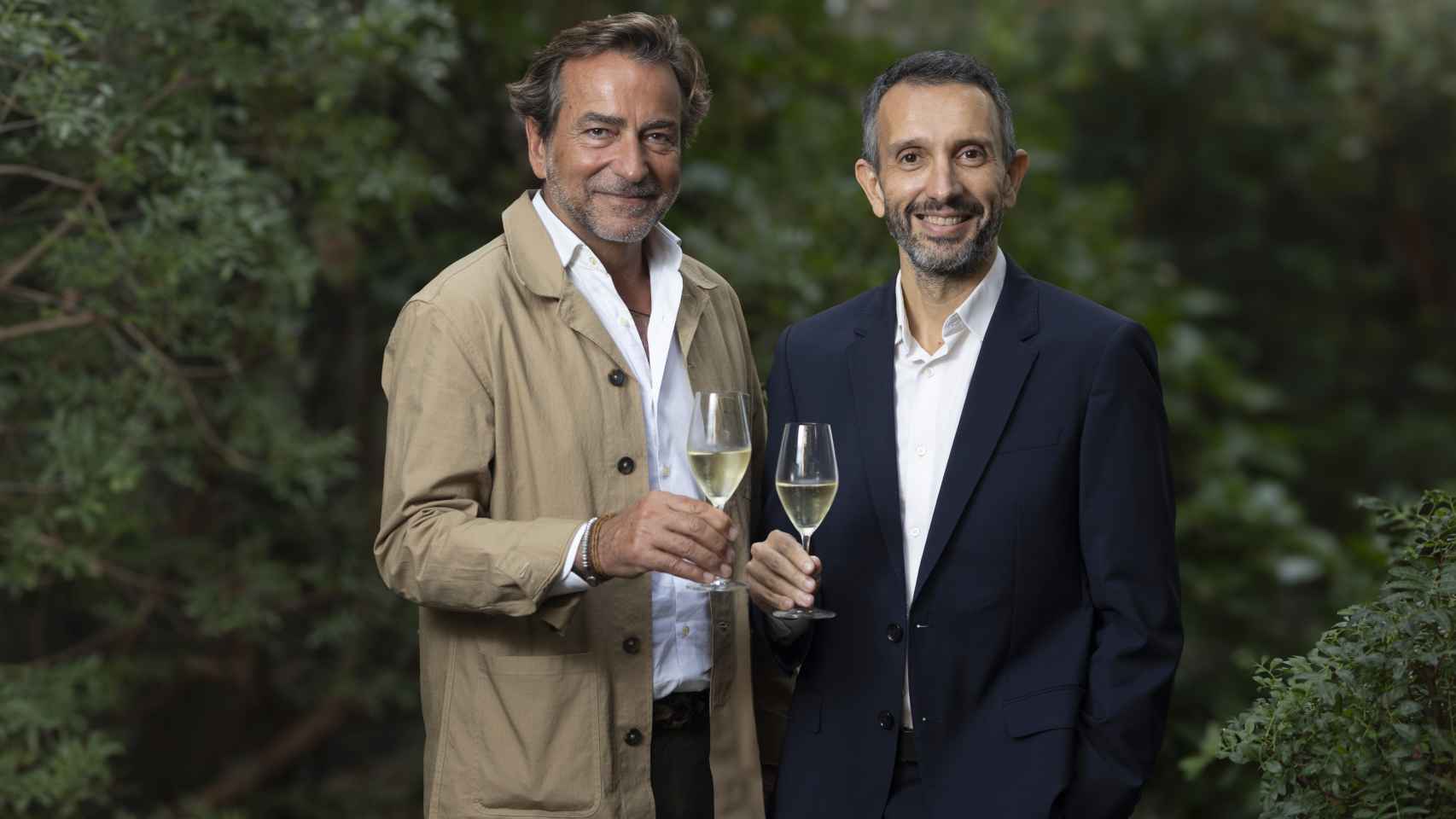 Bruno Colomer, director y enólogo de Codorníu, y Sergio Fuster, CEO del grupo Raventós