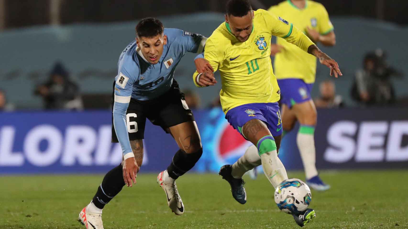Neeymar, contra Uruguay