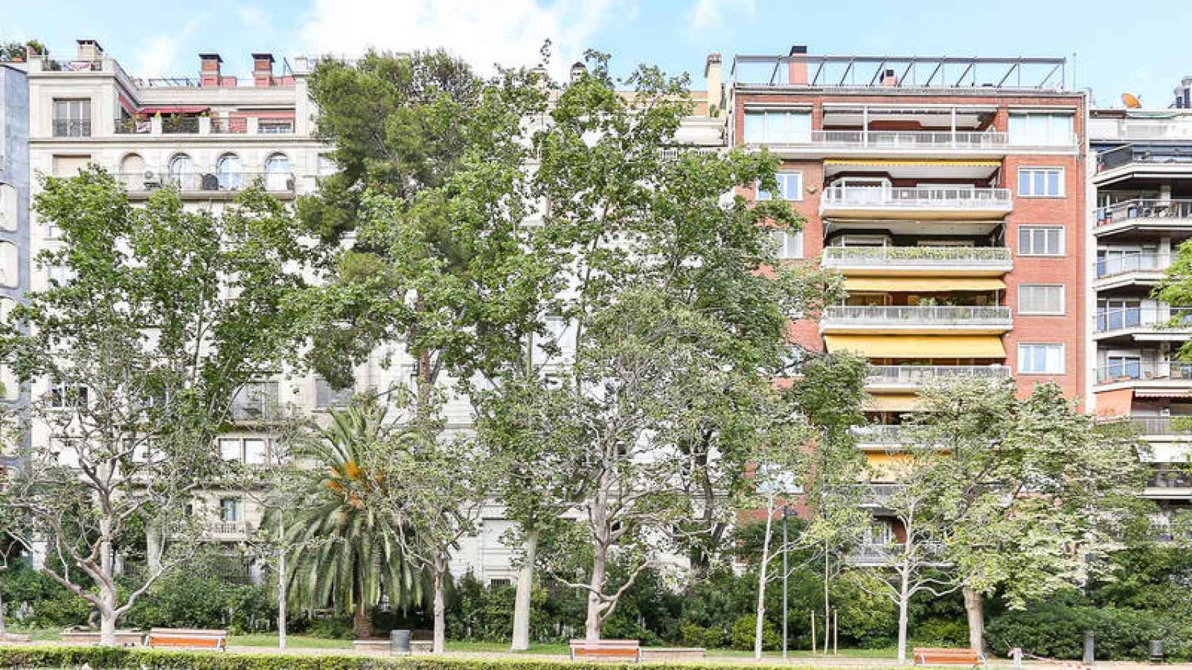Vista del Turó Park de Barcelona, uno de los barrios más caros de la ciudad