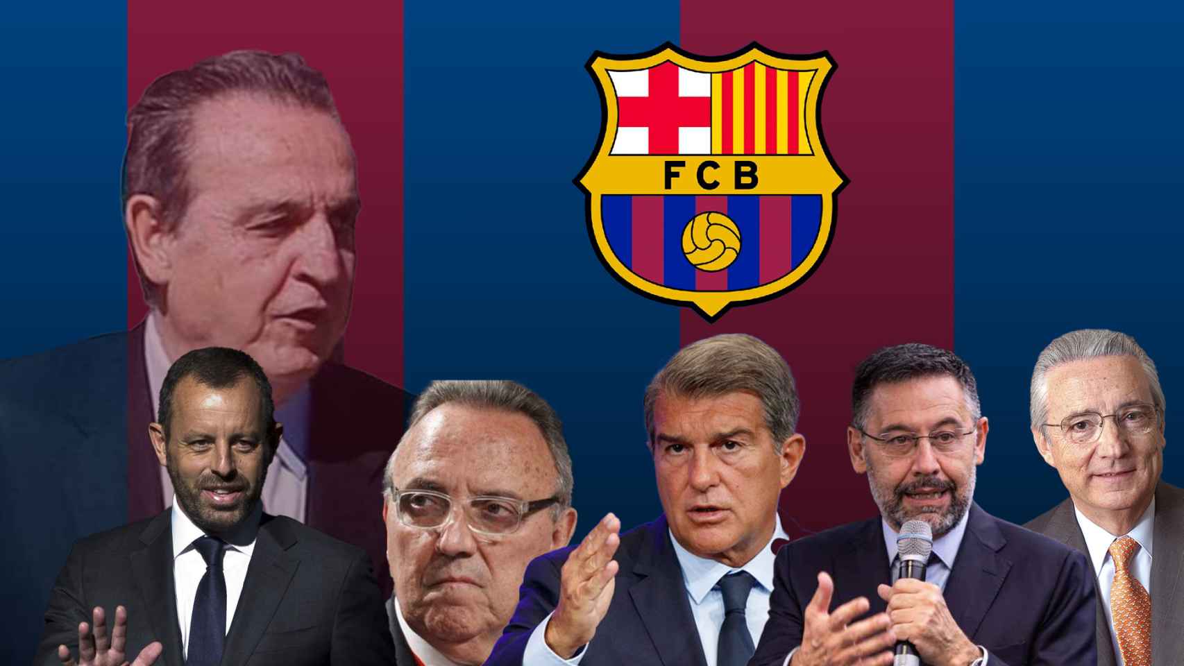 Reunión de los cinco presidentes del Barça involucrados en los pagos a Negreira