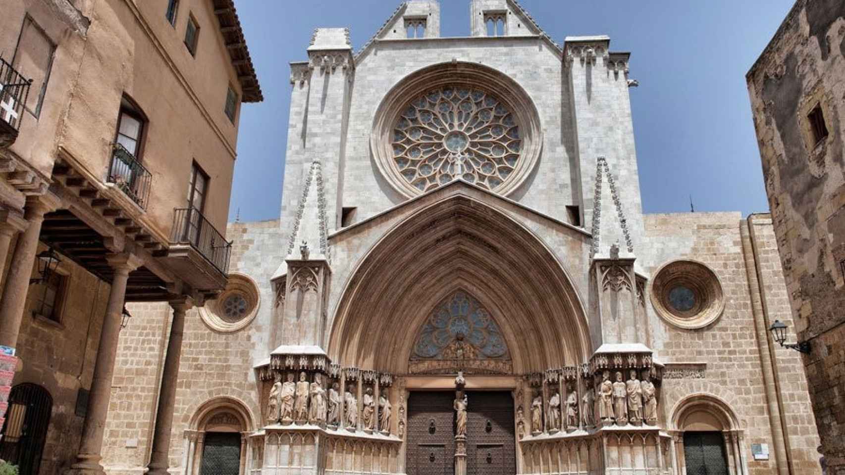 Fachada de la catedral de Tarragona