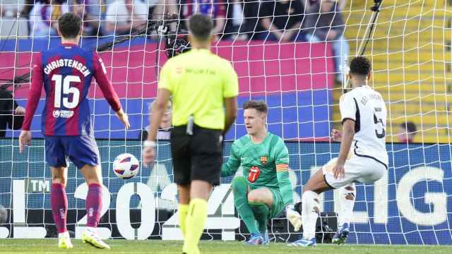 Ter Stegen encaja el segundo gol del Real Madrid