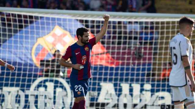 Gundogan en el clásico Barça - Real Madrid