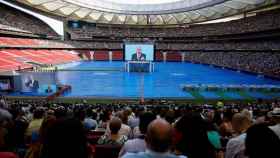 Asamblea Anual de los Testigos de Jehová en el Wanda Metropolitano de Madrid