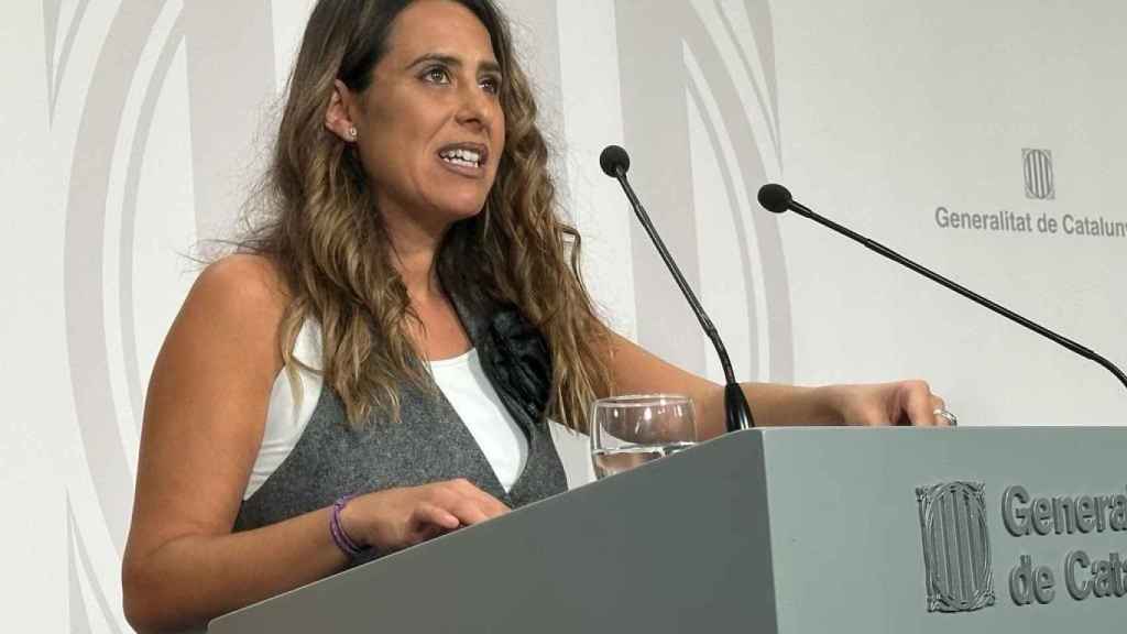 La portavoz del Govern secesionista de Cataluña, Patrícia Plaja