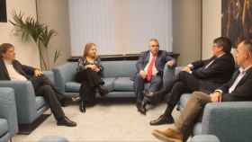 El secretario de Organización del PSOE, Santos Cerdán, se reúne con Carles Puigdemont