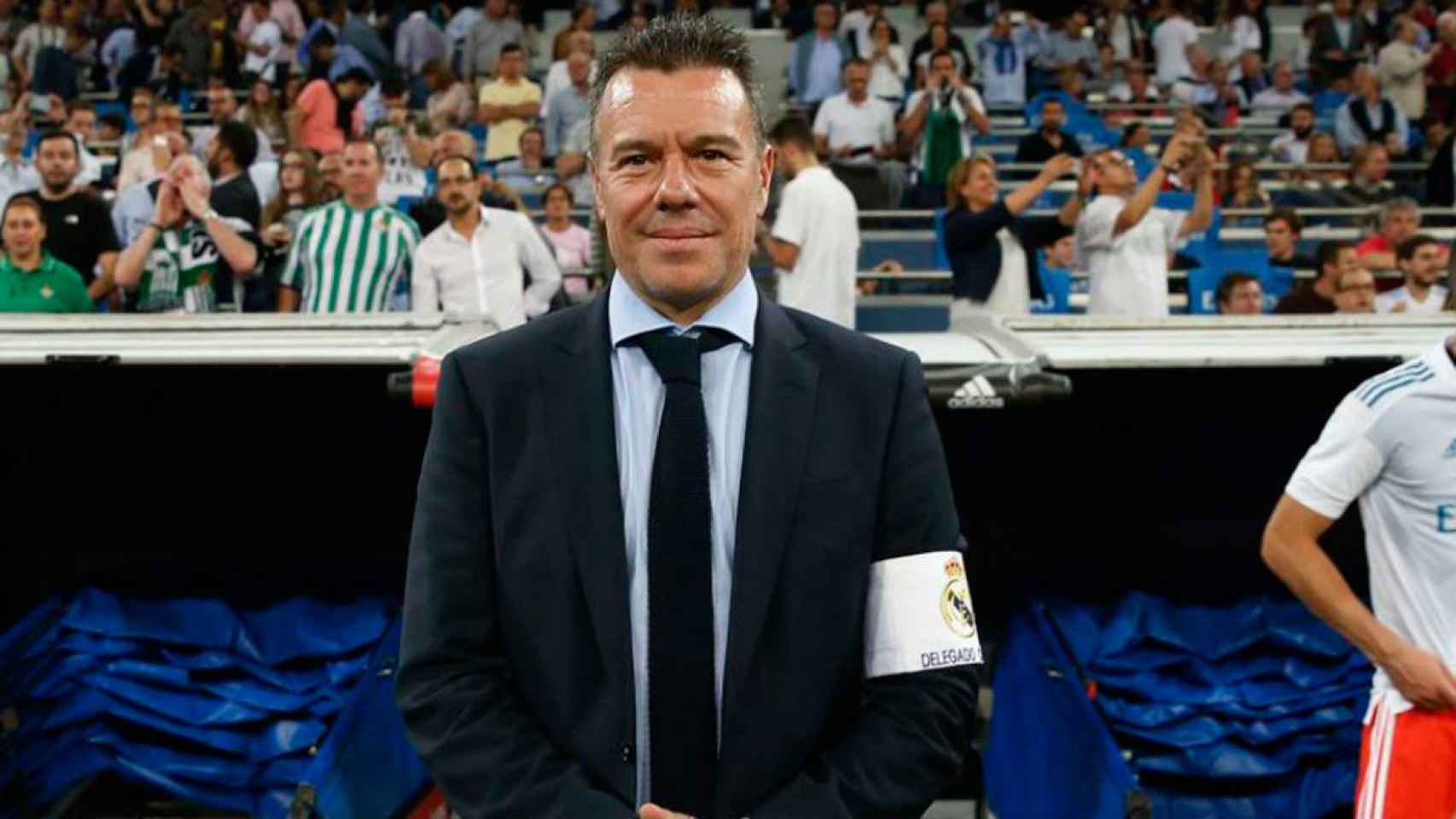 Carlos Megía Dávila, en una imagen como delegado del Real Madrid