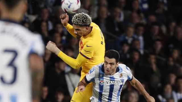 Ronald Araujo, autor del gol de la victoria contra la Real Sociedad