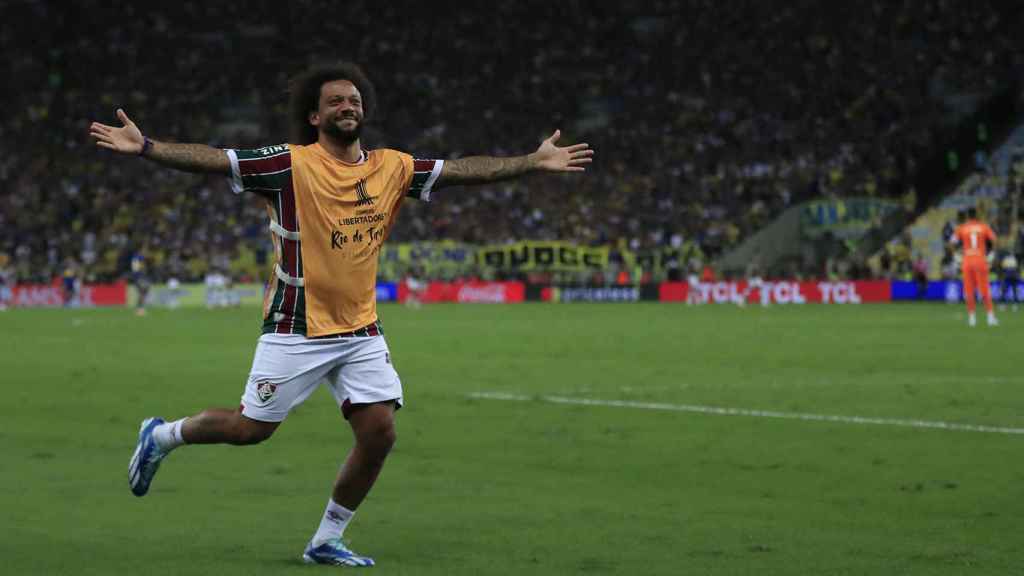 Marcelo, eufórico, tras conquistar la Copa Libertadores