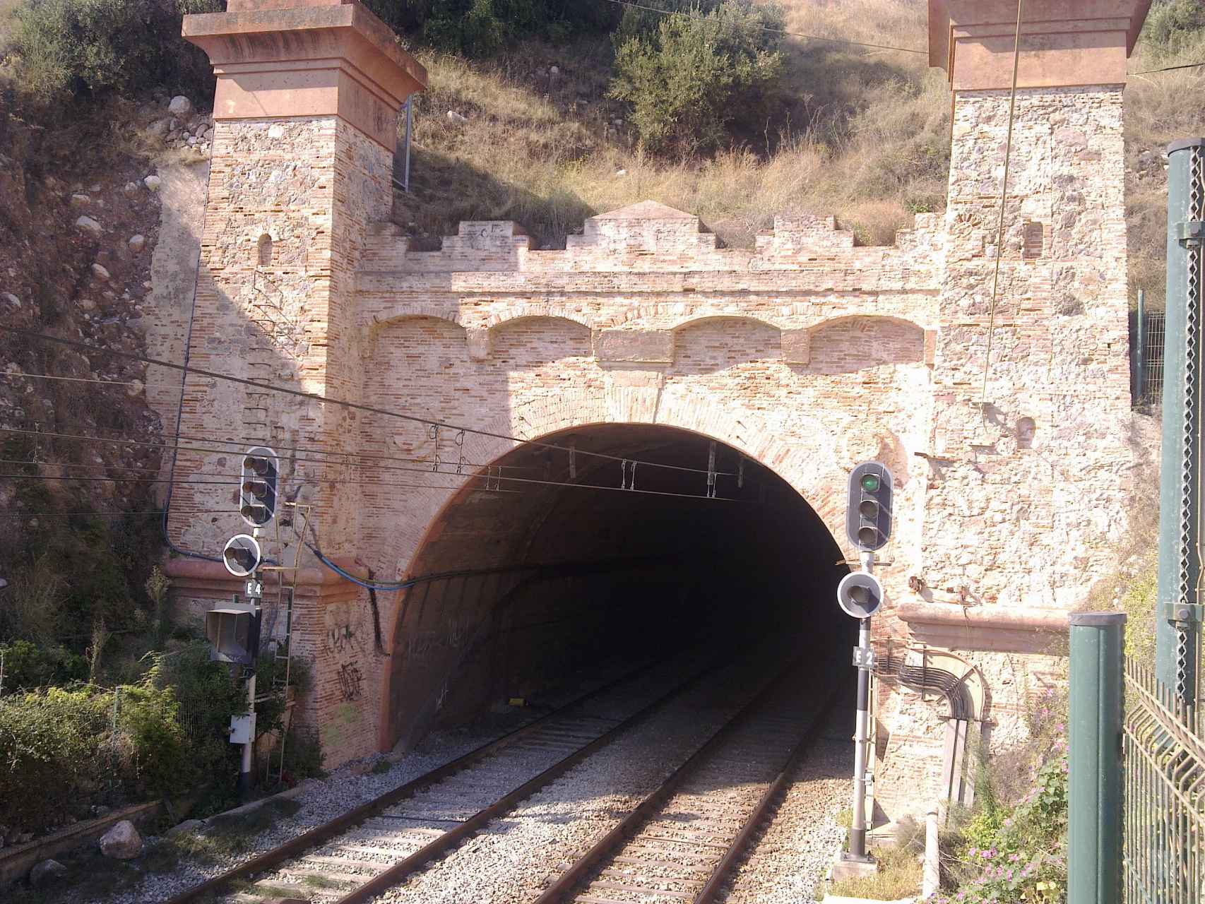 El túnel de Montgat en la actualidad