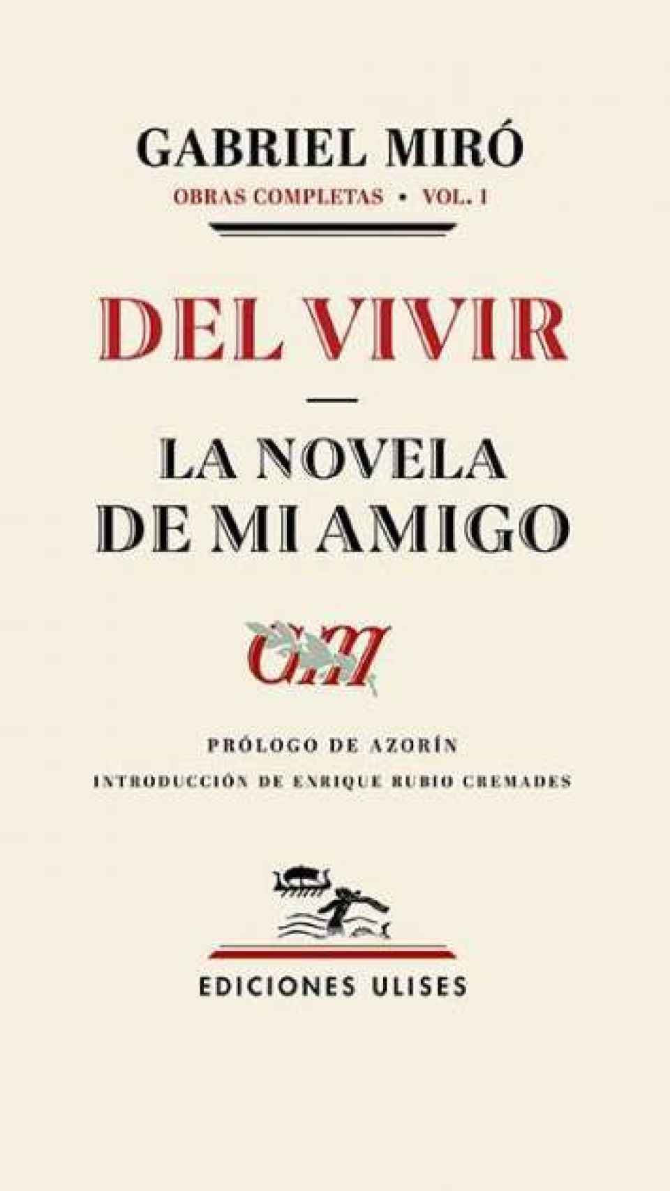 Volumen 1 de la obras completas de Gabriel Miró