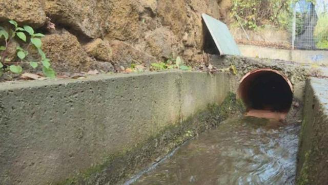 Fuga de la riera Canyet de Badalona