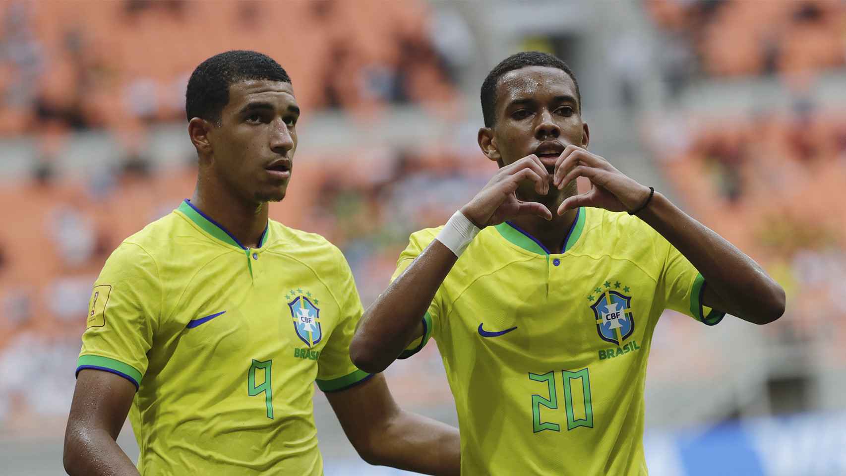 'Messinho' festeja un gol anotado en la paliza contra Nueva Caledonia