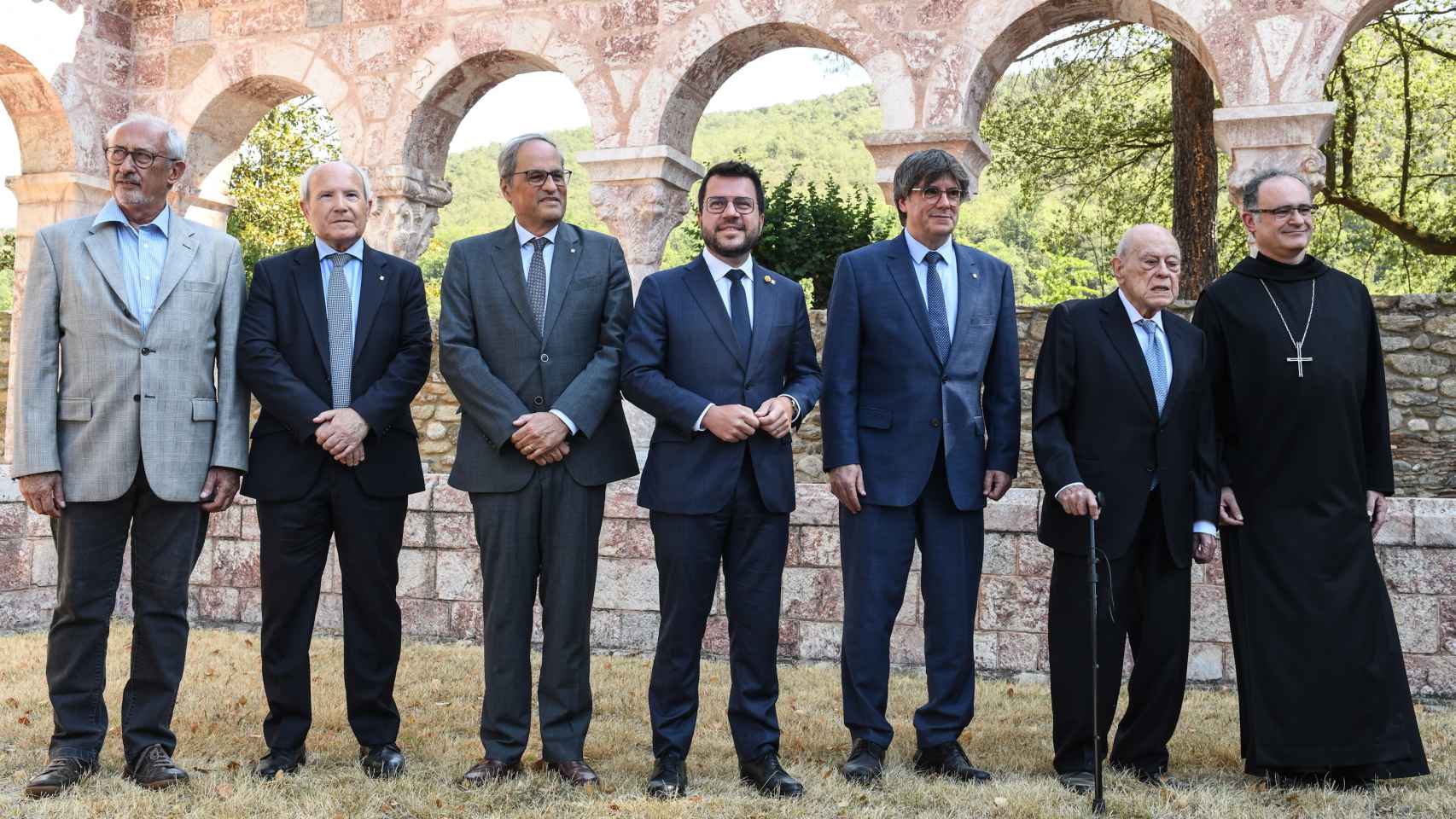 El homenaje a Pau Casals reúne en Codalet (Francia) a cinco presidentes de la Generalitat