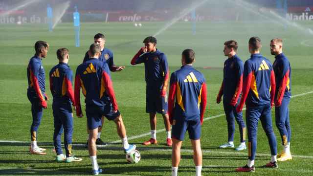 La selección española prepara el partido contra Georgia en el estadio José Zorrilla