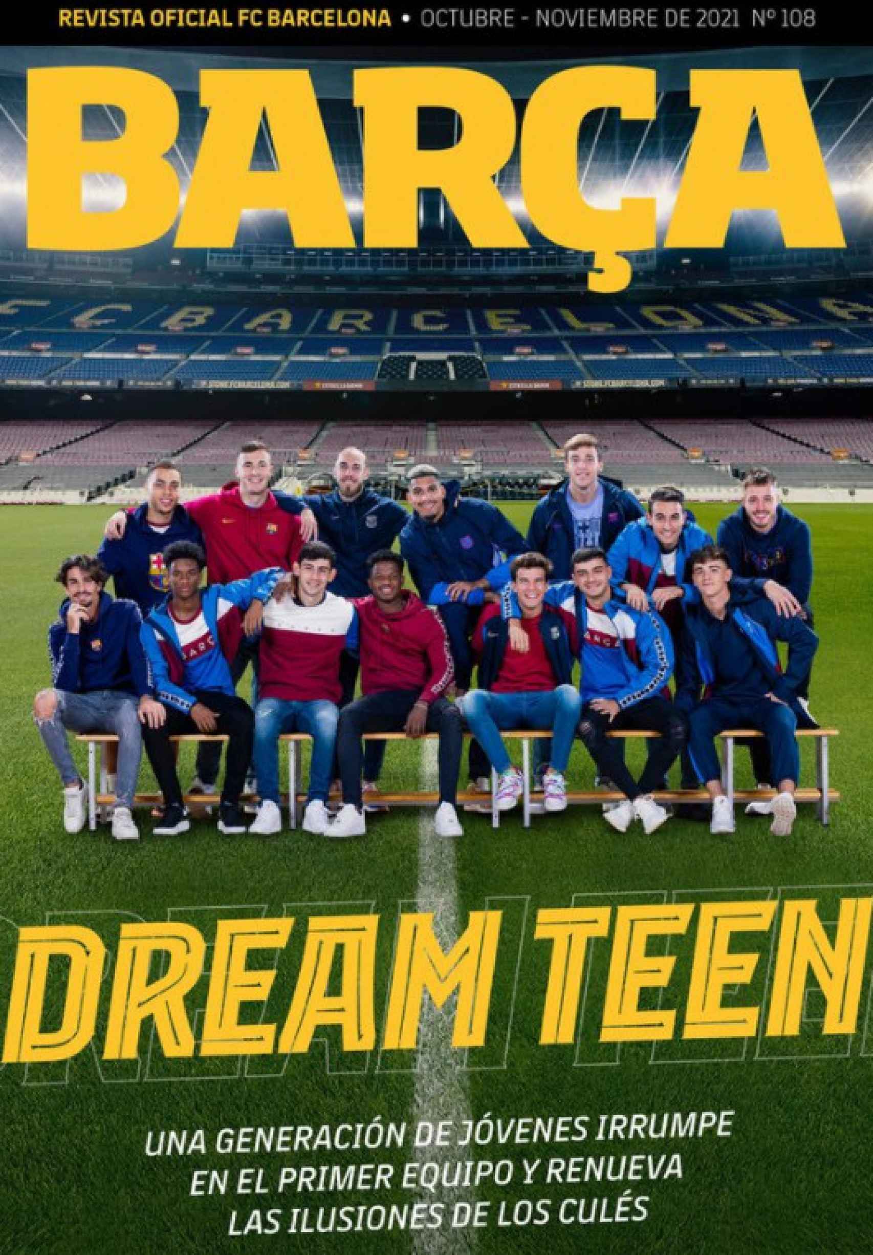 La portada del Barça haciendo gala del 'Dream Teen' de la temporada 2021-22
