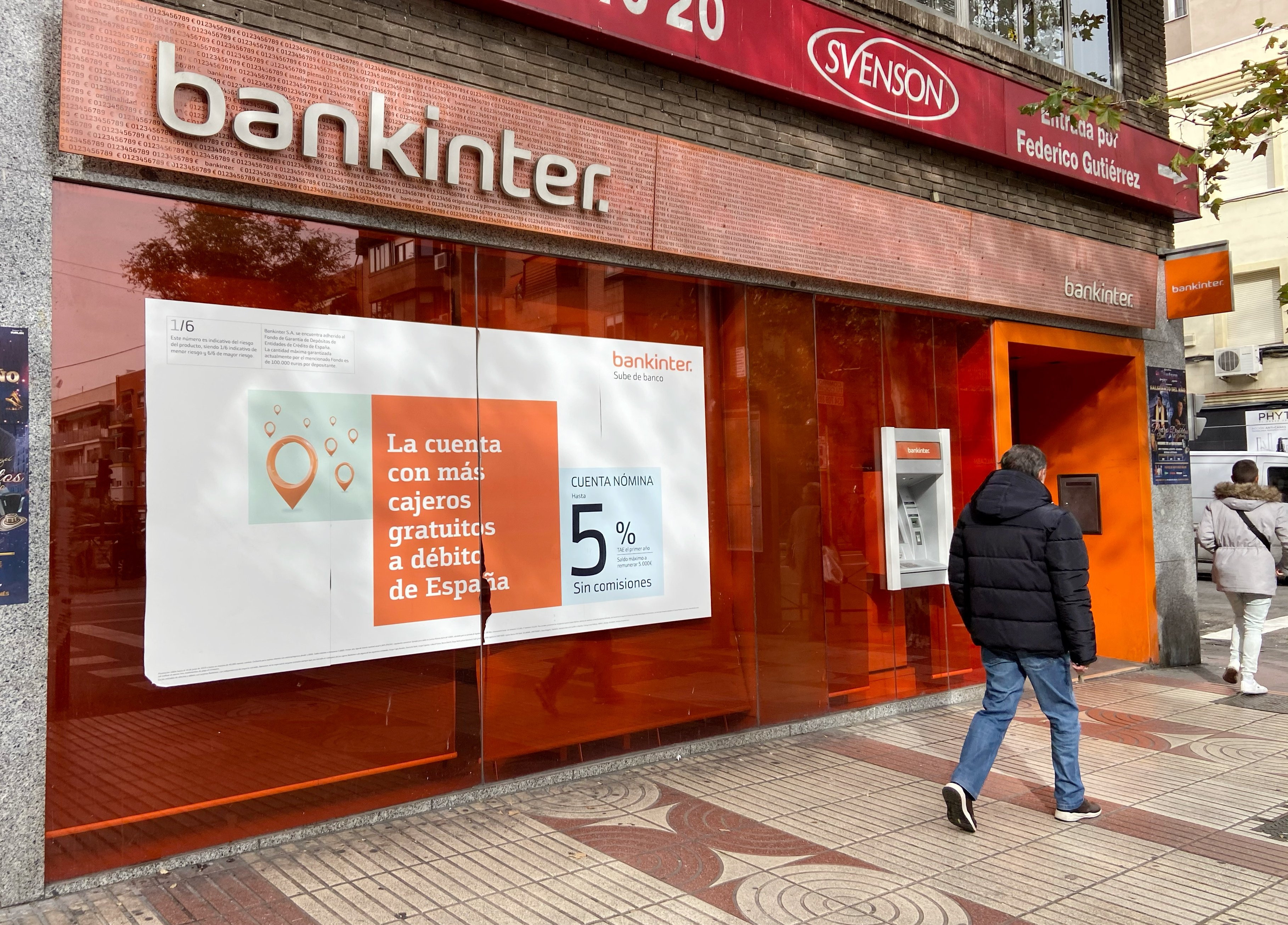 Oficina bancaria de Bankinter. / EP