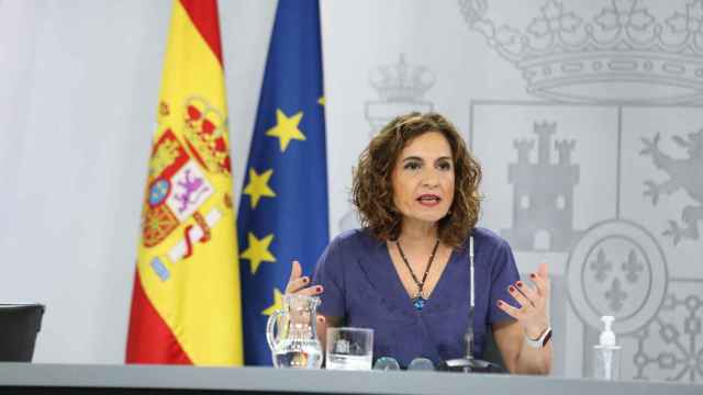 La ministra portavoz y de Hacienda, Mara Jess Montero, en la comparecencia tras el Consejo de Ministros. / EP
