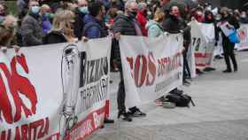 Protesta de la hostelera en Bilbao / EUROPA PRESS