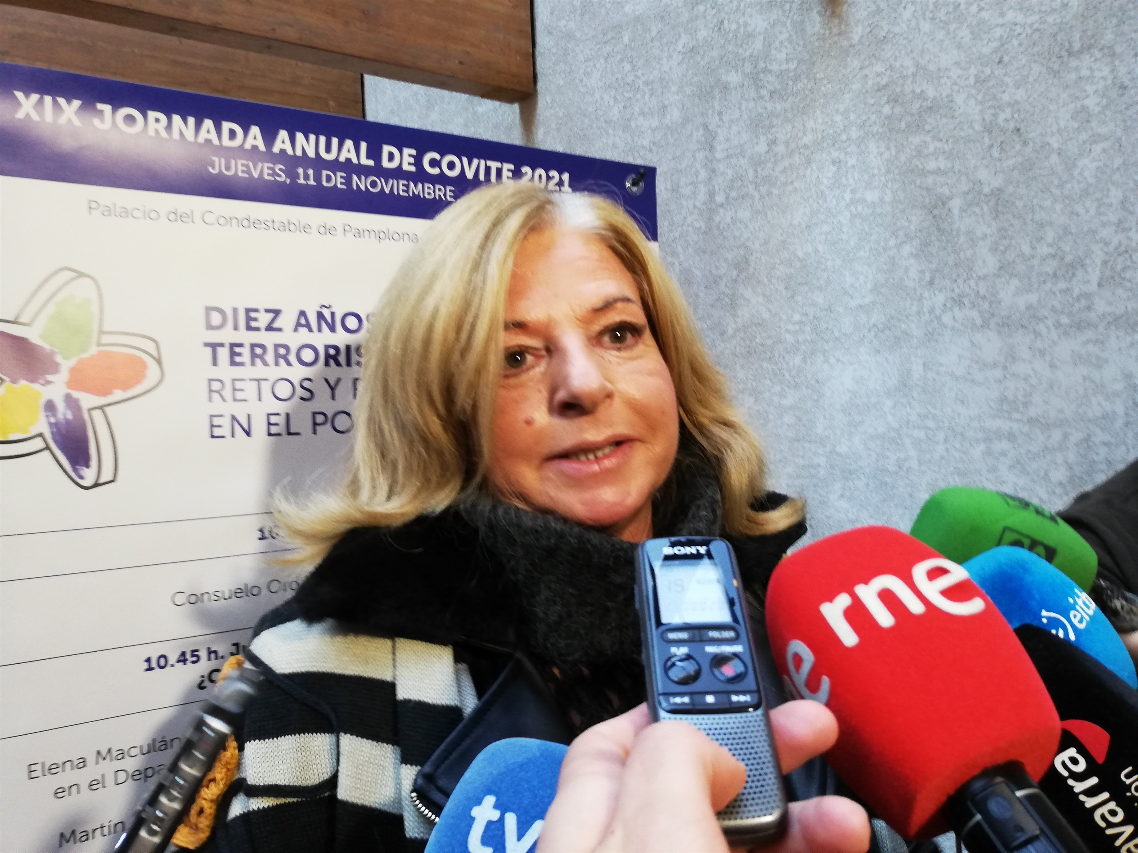 La presidenta de COVITE, Consuelo Ordoñez. / EP